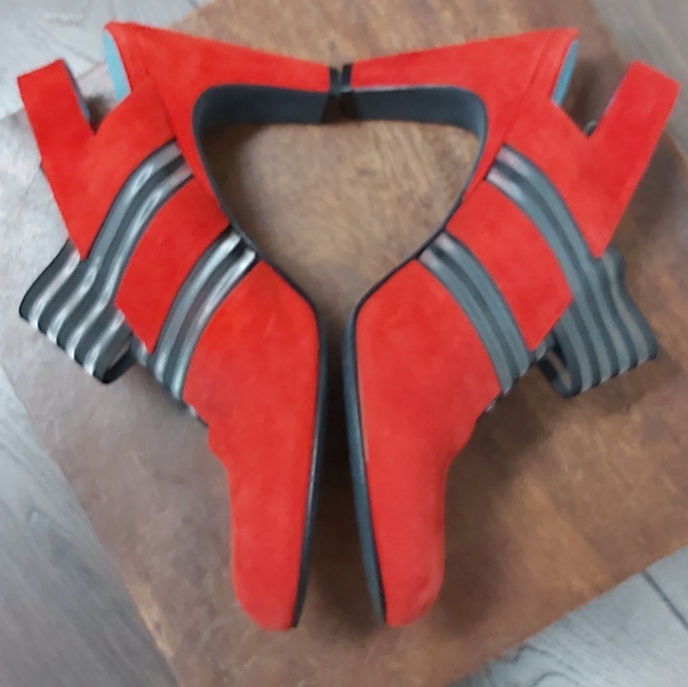 Thierry Rabotin Parma red slingback - Picture 4 of 9